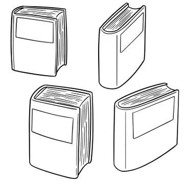 Vector set of book Stock Illustration