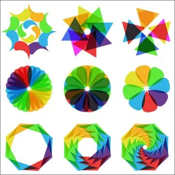 Vector set: calligraphic design elements and page decoration - lots of useful el Stock Illustration