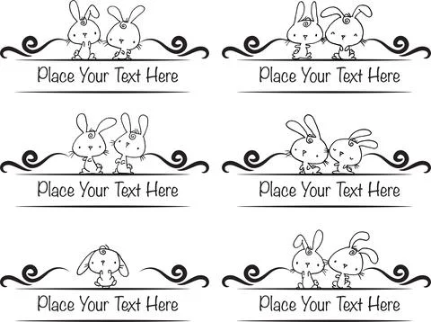 Vector set: calligraphic design elements and page decoration Stock Illustration