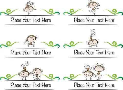 Vector set: calligraphic design elements and page decoration Stock Illustration