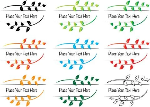 Vector set: calligraphic rose design elements and page decoration 스톡 일러스트