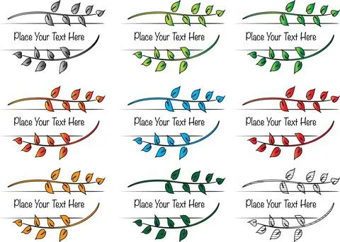 Vector set: calligraphic rose design elements and page decoration Stock Illustration