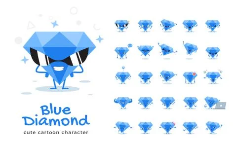 Vector set of cartoon images of Stock Illustration