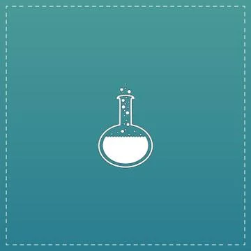 Vector Set of Chemistry bulb Icons. Stock Illustration