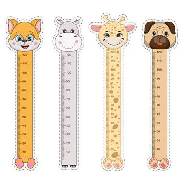 Vector set for children, bookmarks with cute. Stock Illustration