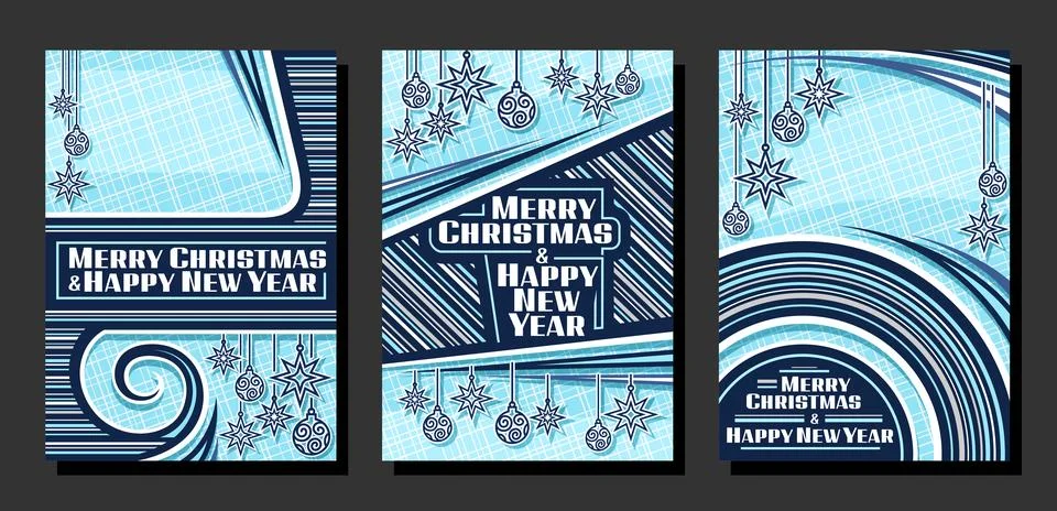 Vector set for Christmas and New Year Stock Illustration