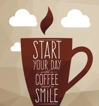 Vector set coffee design elements Stock Illustration