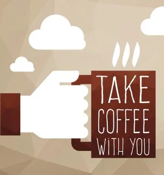 Vector set coffee design elements Stock Illustration