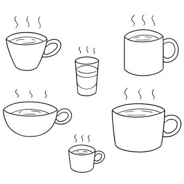 Vector set of coffee Stock Illustration