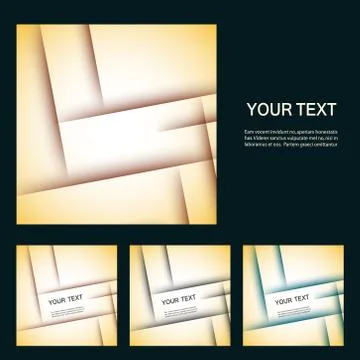 Vector set color line elements Stock Illustration