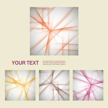 Vector set color line elements Stock Illustration