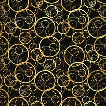 Vector set of colored balls line background element texture design seamless Stock Illustration