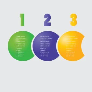 Vector set of colored ribbons Stock Illustration