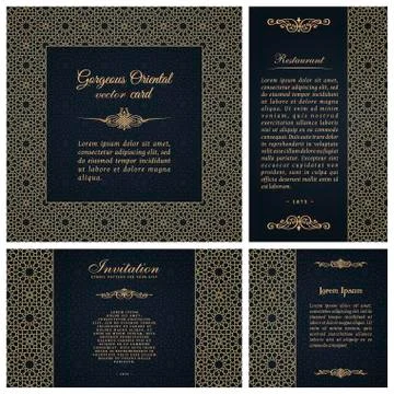 Vector set of design elements labels, icon, logo, frame, luxury packaging for Illustrazione stock