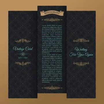 Vector set of design elements labels, icon, logo, frame, luxury packaging for Illustrazione stock