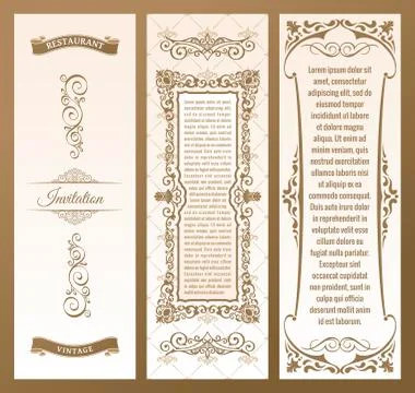 Vector set of design elements labels, icon, logo, frame, luxury packaging for Stock Illustration