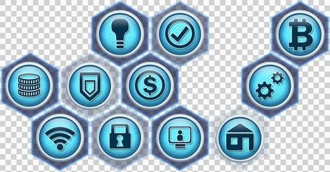 Vector set of different icons Stock Photos