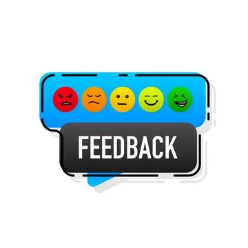 Vector Set of Emoticons. Sad and Happy Mood Icons. Feedback icon Illustrazione stock