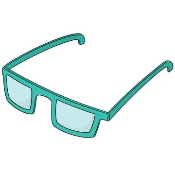 Vector set of eyeglasses Stock Illustration