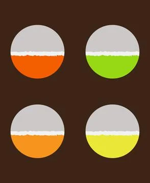 A vector set features abstract geometric shapes as design elements Stock Illustration