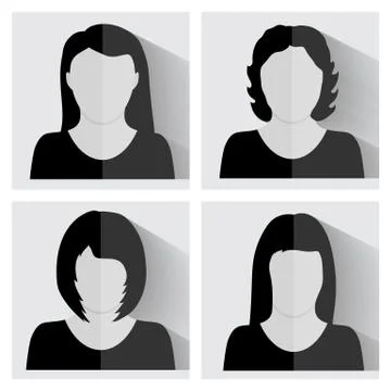 Vector set of flat people icons Stock Illustration