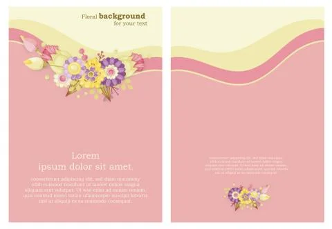 Vector set of floral frames for wedding, anniversary, birthday and party. Stock Illustration