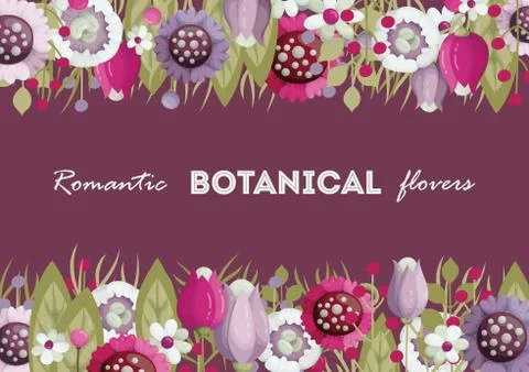 Vector set of floral frames for wedding, anniversary, birthday and party. Stock Illustration