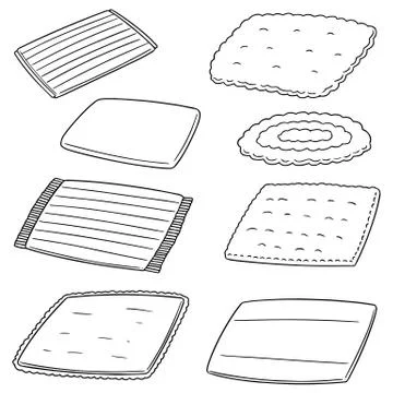 Vector set of foot wipe Stock Illustration