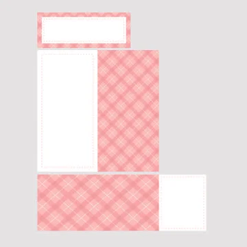 Vector set of frames with geometric patterns Illustrazione stock