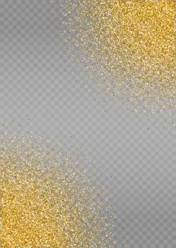 Vector Set Gold Glitter Card and Background Stock Illustration
