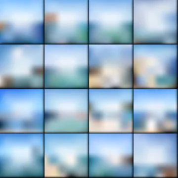 The vector set of gradient mesh Stock Illustration