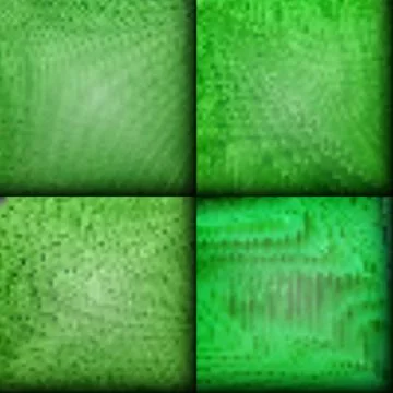 Vector set of green texture background Stock Illustration