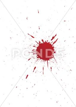 Vector set of grunge blood spot for your design: Royalty Free #22530198