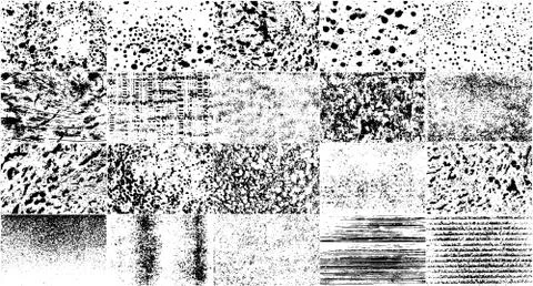 Vector Set Grunge Design Elements. Stockillustratie