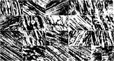 Vector Set Grunge Design Elements. イラスト素材