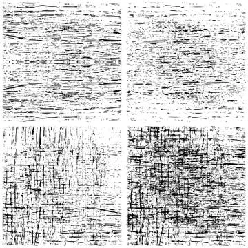 Vector set of grunge distressed texture.Template background Stock Illustration