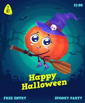 Vector set of halloween illustrations Stock Illustration