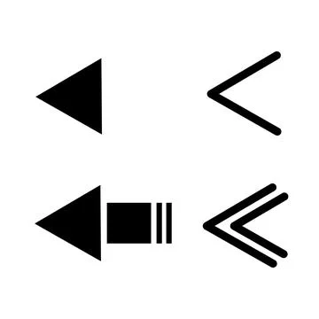 Vector set of hand-drawn arrows, elements for presentation. hand drawn arrows Illustrazione stock