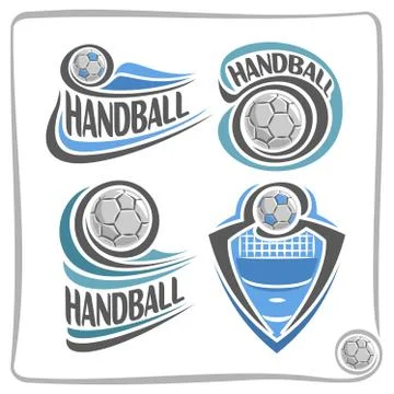Vector set for Handball Stock Illustration