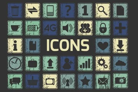 Vector Set Stock Illustration