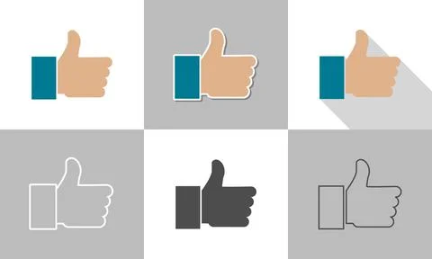 Like vector set Stock Illustration