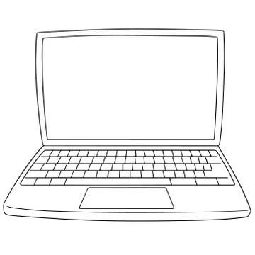 Vector set of laptop Stock Illustration