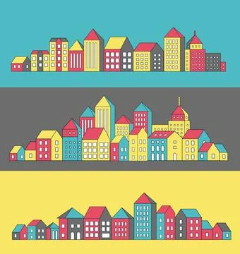 Vector set of linear Stock Illustration