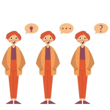 Vector set of male Stock Illustration