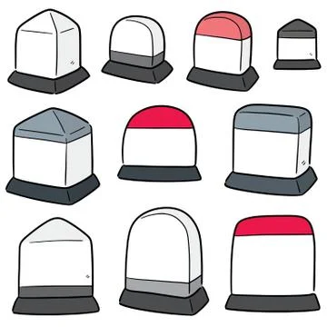 Vector set of milestone Stock Illustration