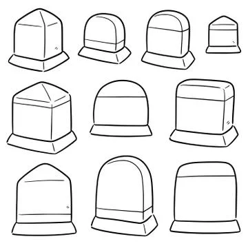 Vector set of milestone Stock Illustration