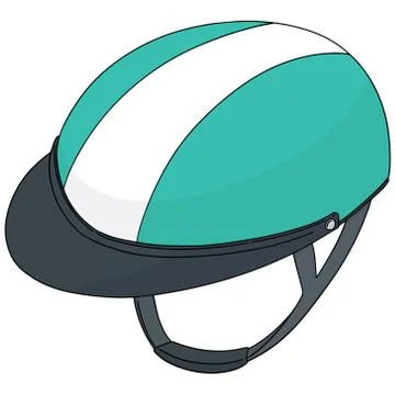 Vector set of motorcycle helmet Stock Illustration