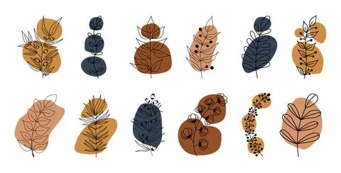 Vector set of nerd elements with circles Stock Illustration