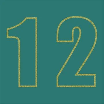 Vector set numbers design element. Vector illustration eps 10. Stock Illustration