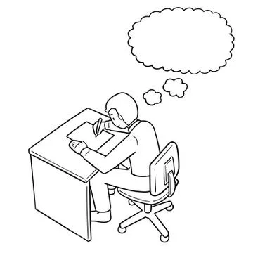 Vector set of office worker Stock Illustration